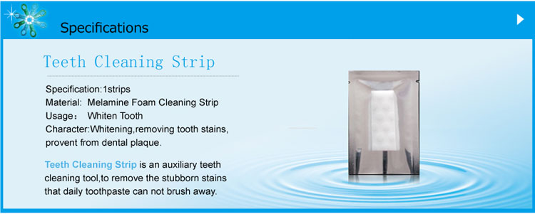 Find Wholesale Tooth Whitening Strip Magic Teeth Clean Brush strips Made in China 