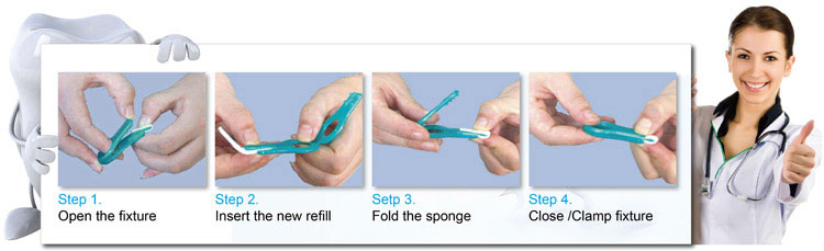 how to refill Teeth Cleaning Kit strips