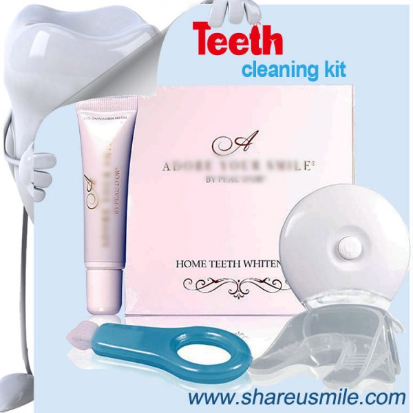 shareusmile SH102-Teeth Cleaning Kit-helps remove stains, tartar and plaque on tooth surfaces OEM is acceptable