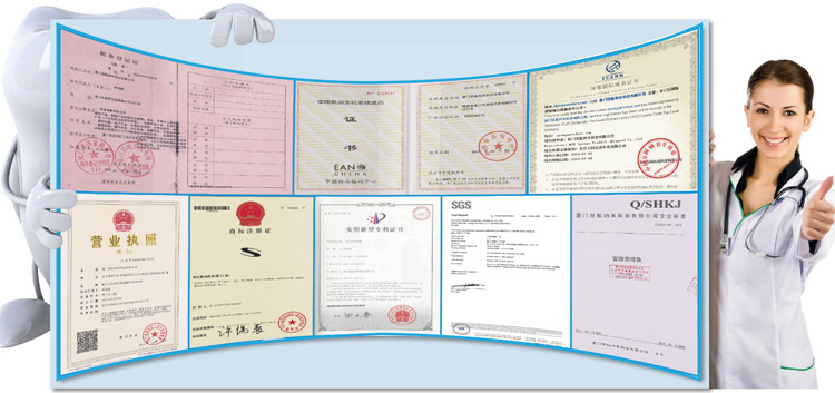 certificate for teeth cleaning kit from XiaMen Share Factory