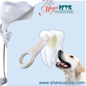 shareusmile SH-PET01-Pet tooth brush- Dog Pet Tooth Tartar Remover