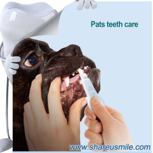 shareusmile SH-PET03-Pet tooth brush-the Best Way to Brush Dog Teeth taking good care of your dog's teeth at home