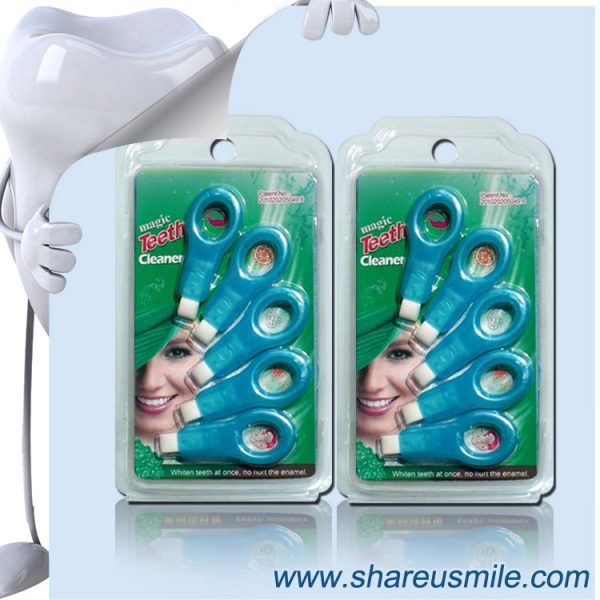 shareusmile SH005E-Teeth Cleaning Kit is Uniquely and ergonomically designed for home use