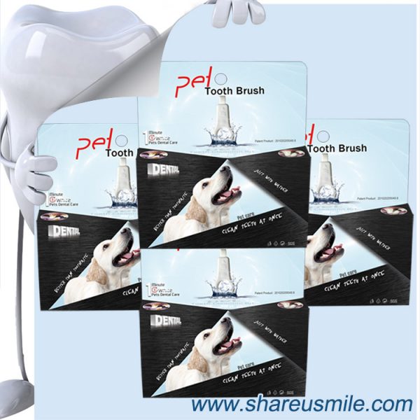shareusmile Dog Teeth Cleaners pet tooth brush