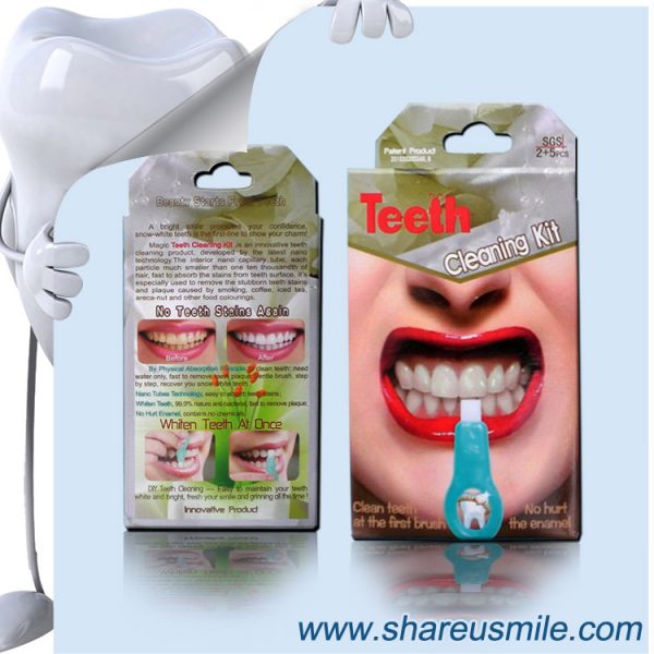 shareusmile SH007-Teeth Cleaning Kit Magic Teeth Whiten Kit Home Oral Dental Hygeine Cleaning Tool Kits
