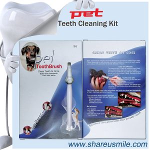 shareusmile pet toothbrush combo pack Home Kits teeth cleaning kit