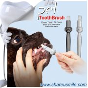 shareusmile pet toothbrush is new dog teeth cleaning kit