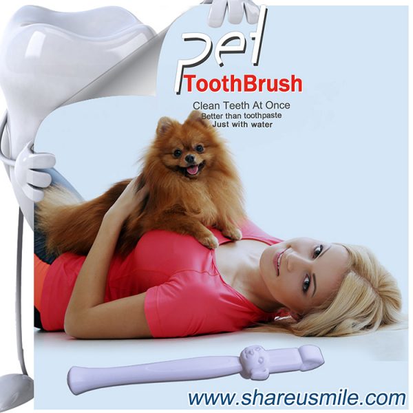 Best dog toothbrush Wholesale shareusmile pet teeth cleaning kit new dog toothbrush‎